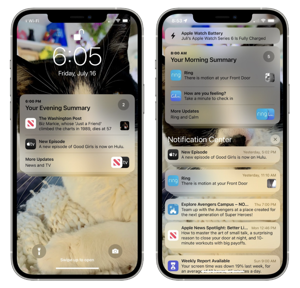 Notifications iphone iOS16