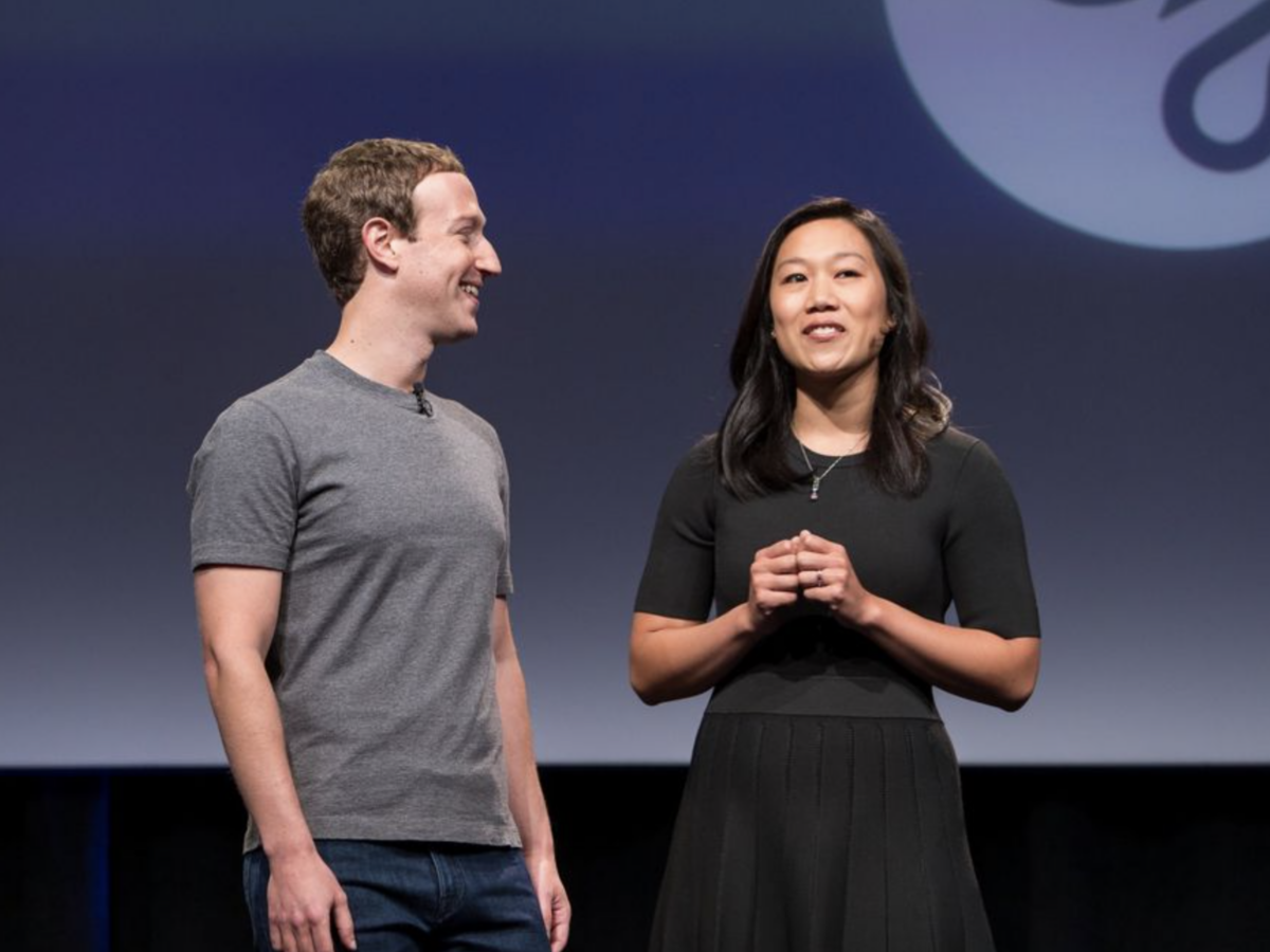 Mark Zuckerberg and his wife Priscilla Chan