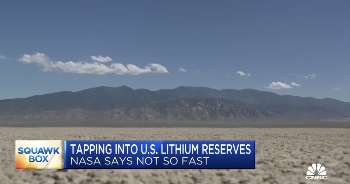NASA pushes back against those tapping into U.S. lithium reserves